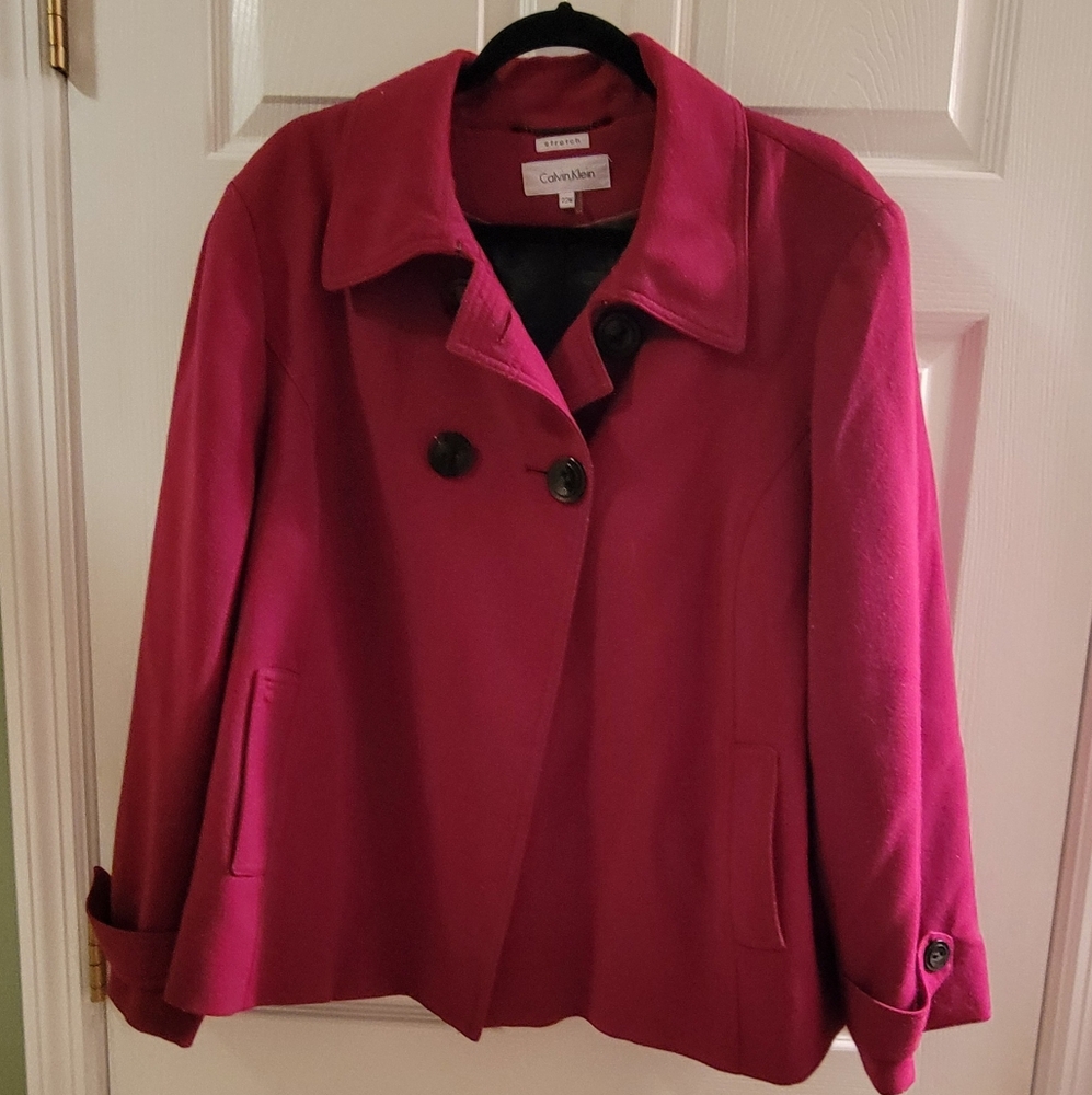 Calvin Klein Women's red Jacket
